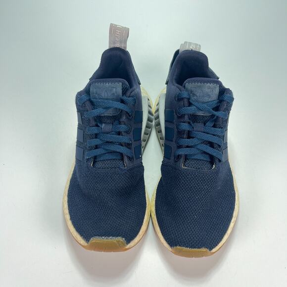 Adidas Originals NMD R2 Blue White Boost Running Shoes BY9316 Women's Size 5 - Picture 3 of 10